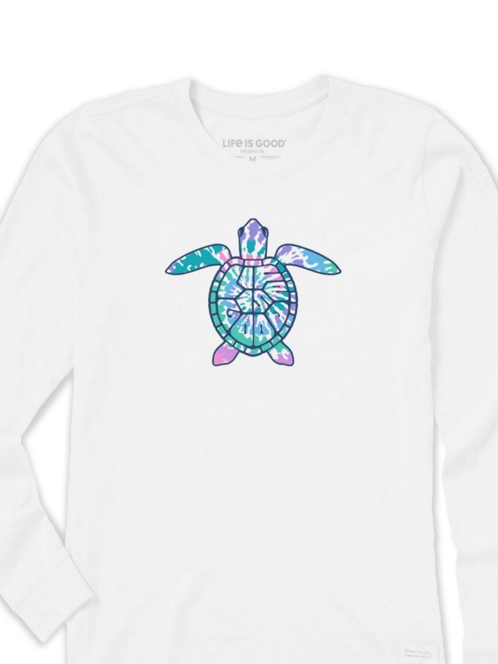 Life is Good long sleeve turtle shell design